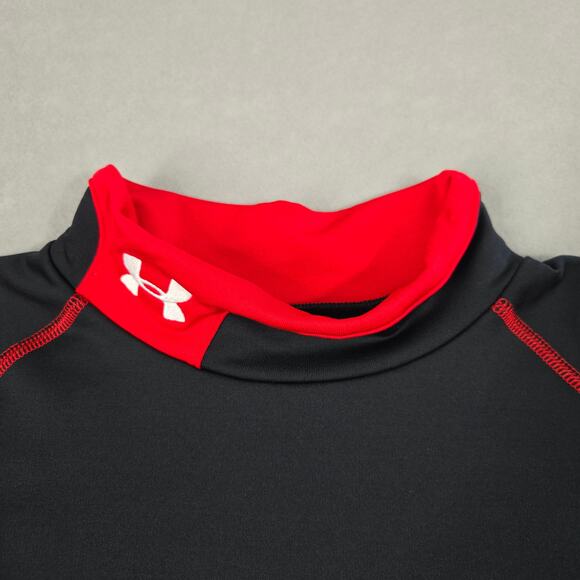 UNDER ARMOUR Cold Gear Long Sleeve Turtleneck FITTED Spandex Shirt Men's SMALL - Picture 3 of 14